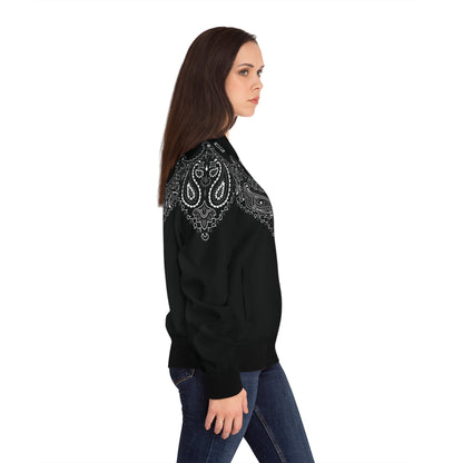 Bandana - Damen Bomberjacke - Schickes Design für den Alltagsstyle