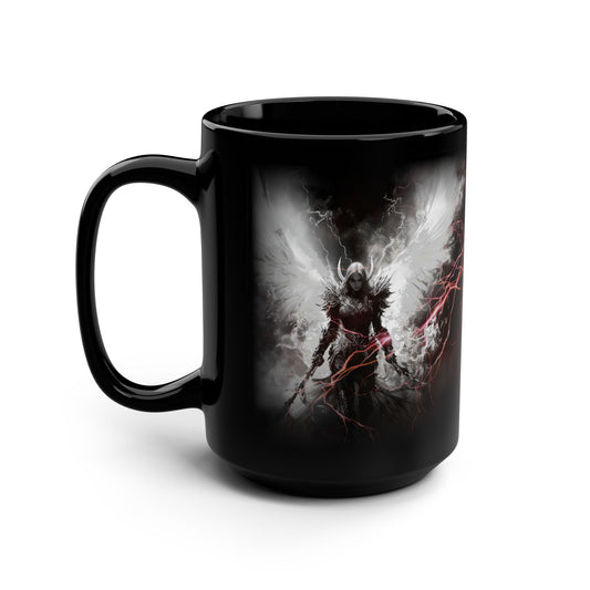 Valkyrie Storm – Iron Maidens Kollektion – Schwarze Kaffeetasse – 425 ml 