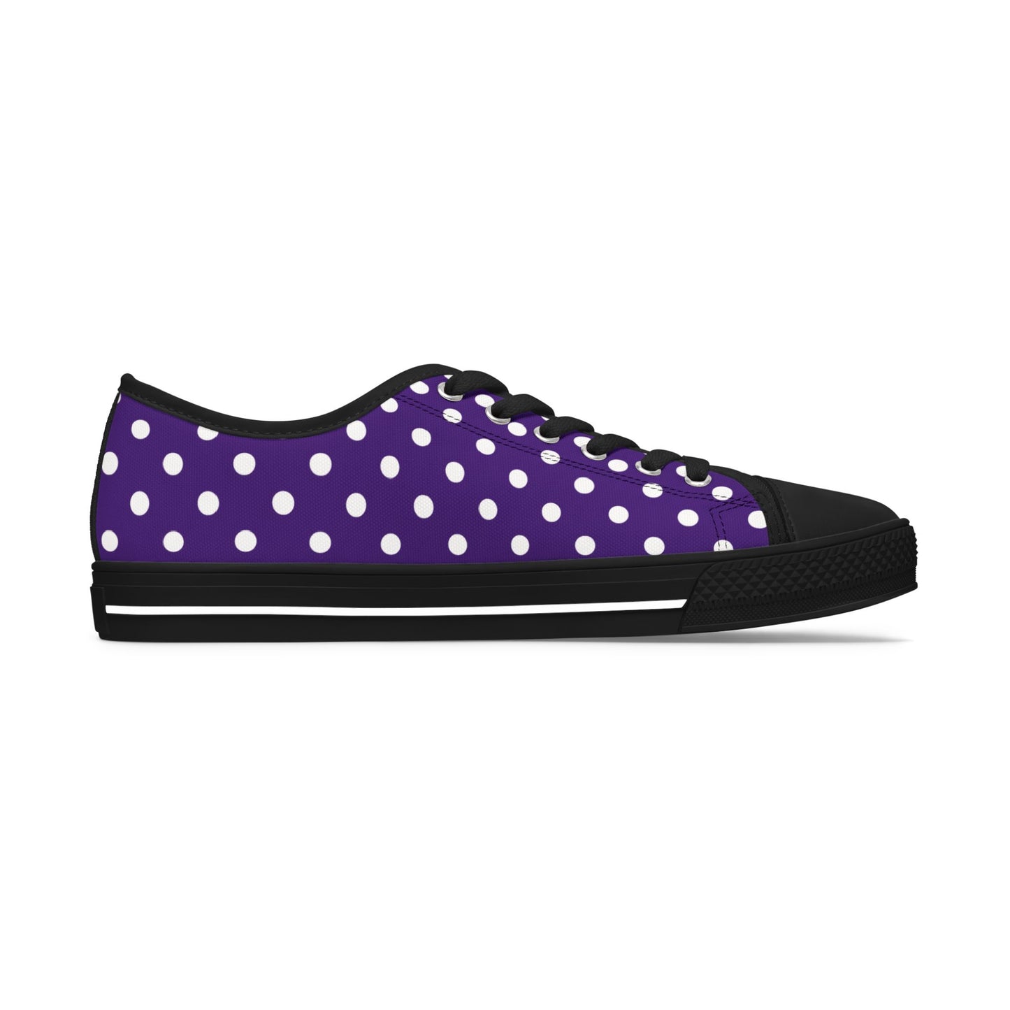 Polka Dot Low-Top-Sneakers für Damen – Stilvolles und bequemes Schuhwerk für alltägliche Abenteuer