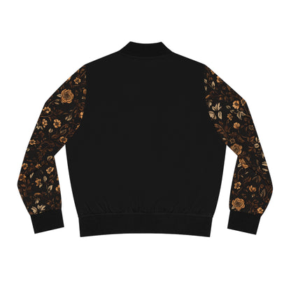 Elegante florale Bomberjacke für Damen – stilvolle Oberbekleidung für den Frühling 