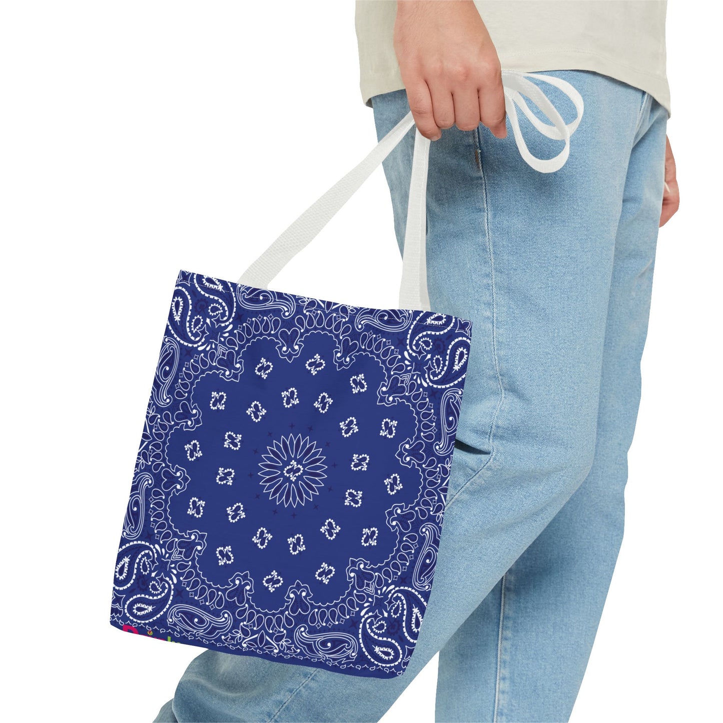 Einkaufstasche - BLAUES BANDANA