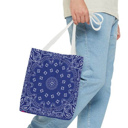 Einkaufstasche - BLAUES BANDANA