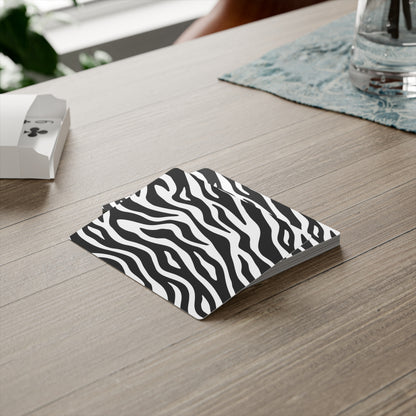 Pokerkarten-Set mit Zebra-Print – Premium-Spieldeck für Spieleabende 