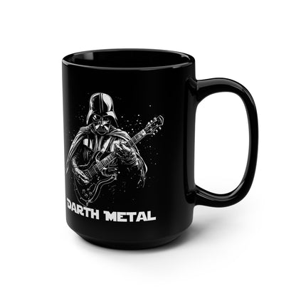DARTH METAL  - Black Coffee Mug - 15oz
