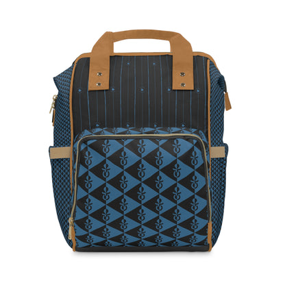 Multifunktionaler Wickelrucksack - Elegantes Blau