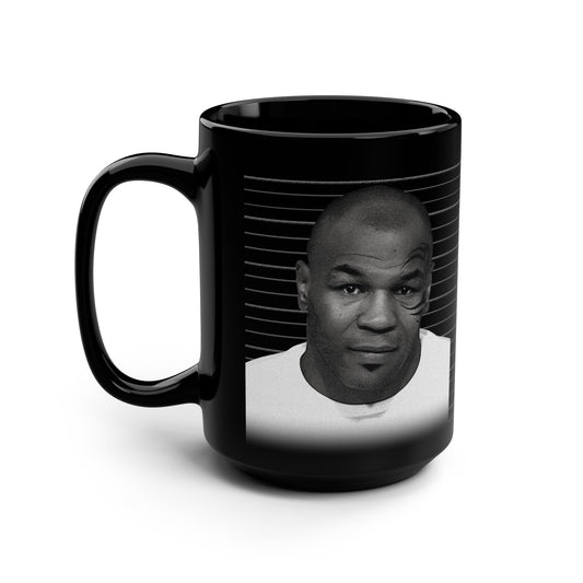 Tyson – Mug Shot – Schwarze Kaffeetasse – 15 oz 