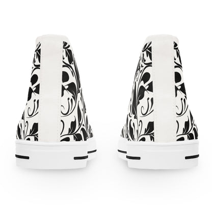 Schwarze Ivy High Top Sneakers für Damen – Stylisch & Fun
