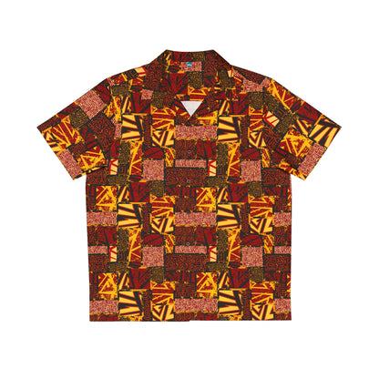 Afrikanisches Sommer-Hawaiihemd für Herren – Beach Vibe Sommerausrüstung