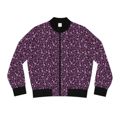 Purple Ivy – Damen Bomberjacke – Schickes Design für den Alltag
