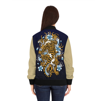 Tiger - Bomberjacke Schickes Design für den Alltagsstil