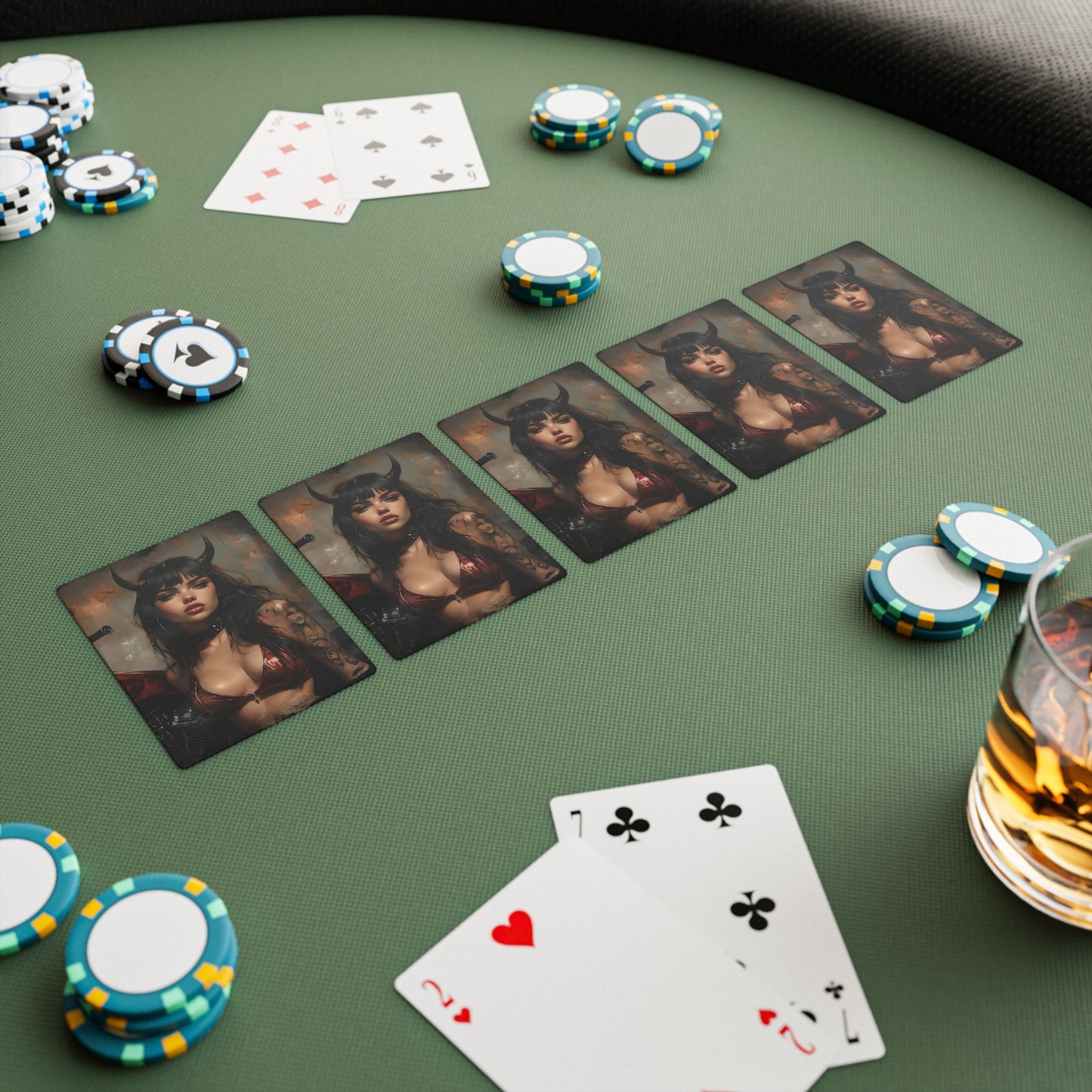 Hell's Vixen Pokerkarten-Set – Premium-Spieldeck für Spieleabende 