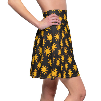 Sunny Vibes Damen-Skaterrock – lustige und stylische Sommermode 