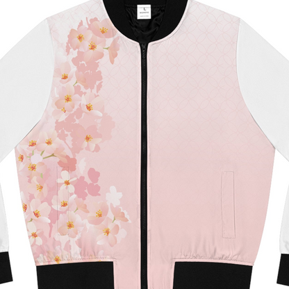 Schicke Cherry Blossom Bomberjacke für Damen – ein Must-have für die Frühlingsmode