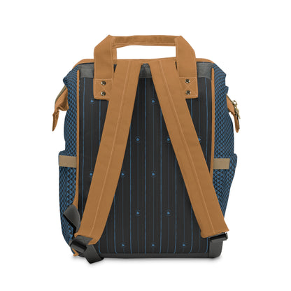 Multifunktionaler Wickelrucksack - Elegantes Blau