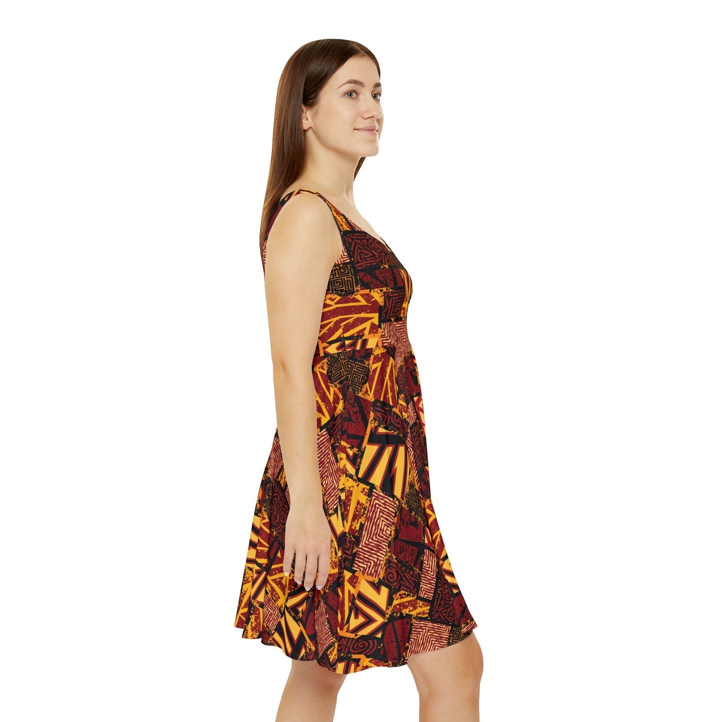 Jungle Summer – Geblümtes Damenkleid – Perfekt für Frühlingsveranstaltungen und Freizeitkleidung