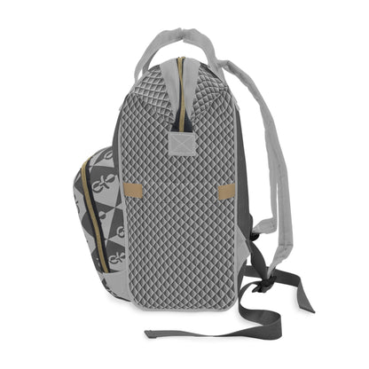 Multifunktionaler Wickelrucksack - Elegantes Grau