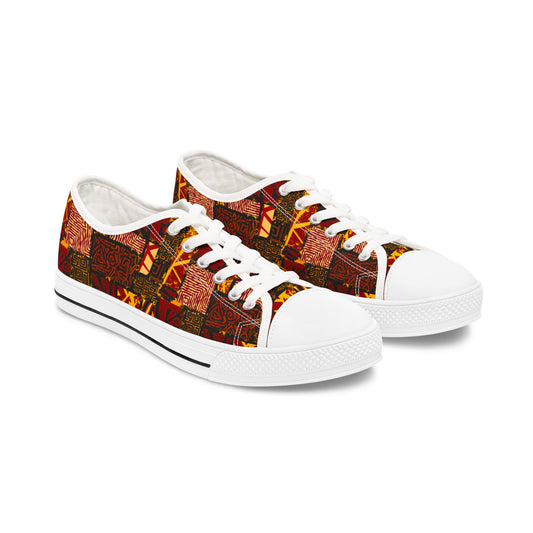 African Summer – Low-Top-Sneakers für Damen – Stilvolles und bequemes Schuhwerk für alltägliche Abenteuer 