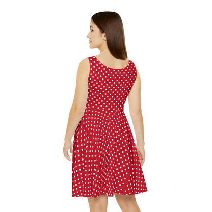 Retro-Skaterkleid mit Punkten für Damen – perfekt für Sommerpicknicks und Partys 