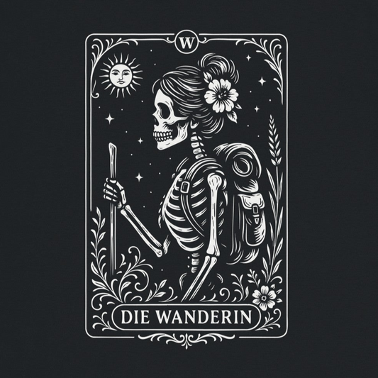 Die Wanderin – Schweres, weiches und bequemes Unisex-T-Shirt mit Rundhalsausschnitt | Gildan® 5000
