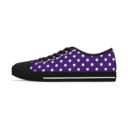 Polka Dot Low-Top-Sneakers für Damen – Stilvolles und bequemes Schuhwerk für alltägliche Abenteuer