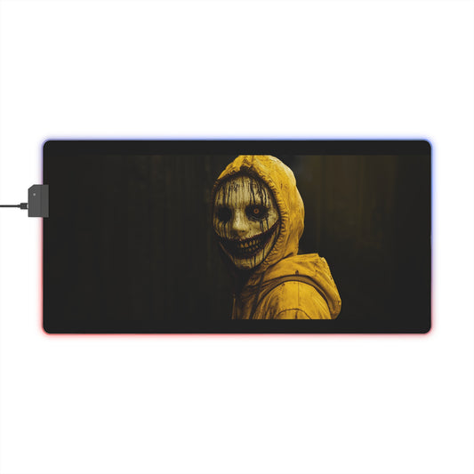 SMILEY 2 - LED Gaming Schreibtisch-Mauspad