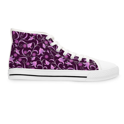 Lila Ivy – High Top Sneakers für Damen – Stylish & Fun