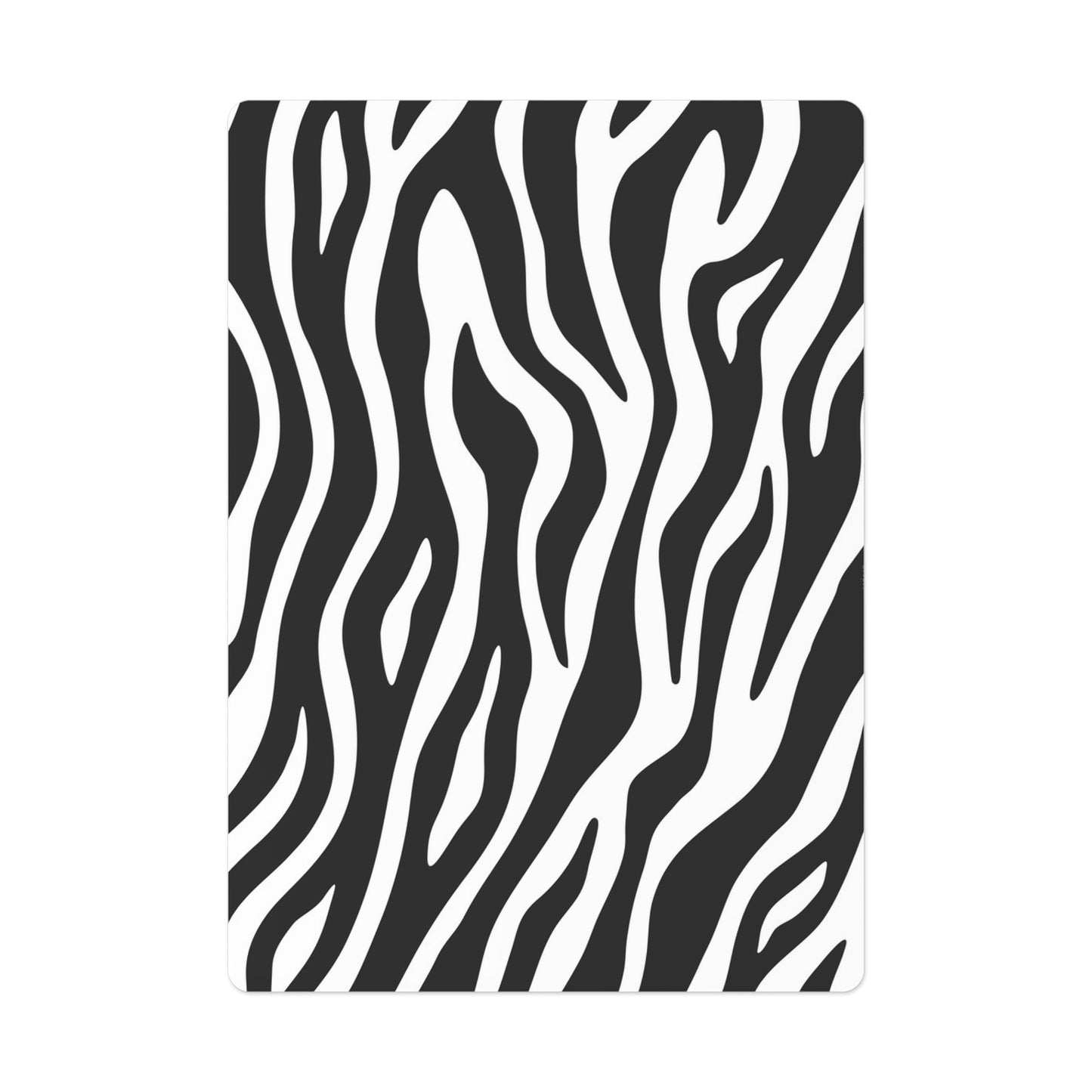 Pokerkarten-Set mit Zebra-Print – Premium-Spieldeck für Spieleabende 