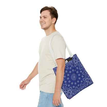 Einkaufstasche - BLAUES BANDANA