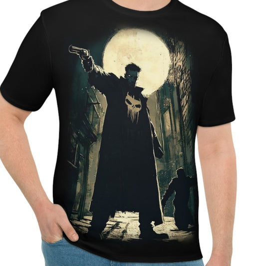 Punisher T-Shirt mit Grafik für Fahrer
