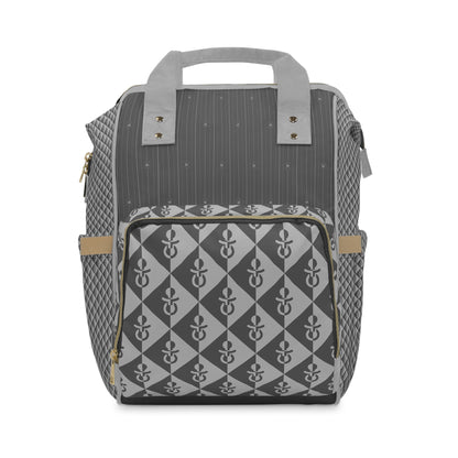 Multifunktionaler Wickelrucksack - Elegantes Grau