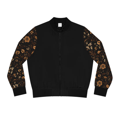 Elegante florale Bomberjacke für Damen – stilvolle Oberbekleidung für den Frühling 