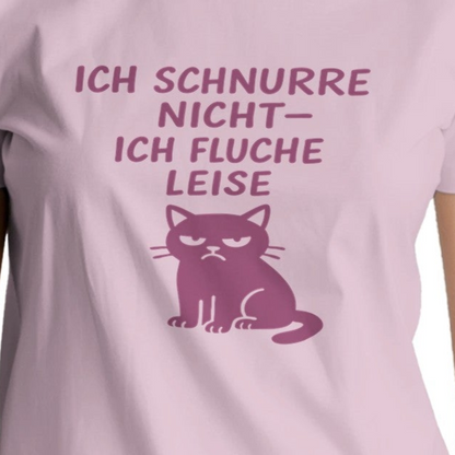 Ich schnurre nicht – ich fluche leise - Katzen Heavyweight Unisex Crewneck T-shirt | Gildan® 5000