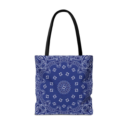 Einkaufstasche - BLAUES BANDANA