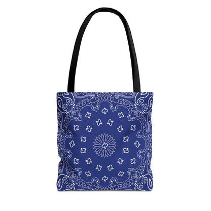 Einkaufstasche - BLAUES BANDANA