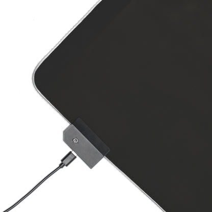 SMILEY 2 - LED Gaming Schreibtisch-Mauspad
