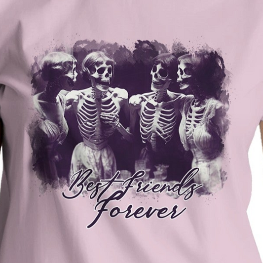 BFFs – Schweres Unisex-T-Shirt mit Rundhalsausschnitt | Gildan® 5000