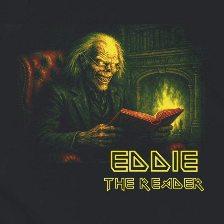 Eddie the Reader - Heavyweight Unisex Crewneck T-shirt | Gildan® 5000