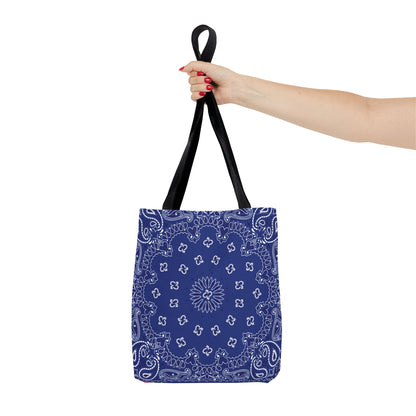 Einkaufstasche - BLAUES BANDANA