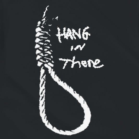 HANG DURCH ;) - Schweres Unisex-T-Shirt mit Rundhalsausschnitt | Gildan® 5000
