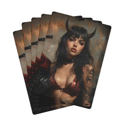 Hell's Vixen Pokerkarten-Set – Premium-Spieldeck für Spieleabende 
