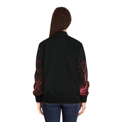 Red Lightning – Bomberjacke mit schickem Design für den Alltag