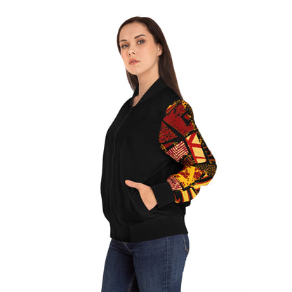 African Summer - Damen Bomberjacke - Schickes Design für den Alltag