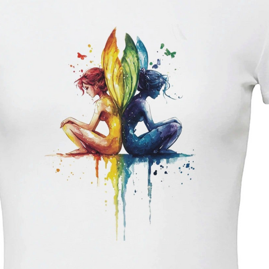 Together - Fairy Collection - Premium Damen Rundhals-T-Shirt | Bella + Canvas 6004