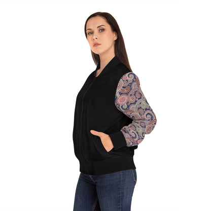 Paisley - Damen Bomberjacke - Schickes Design für den Alltag