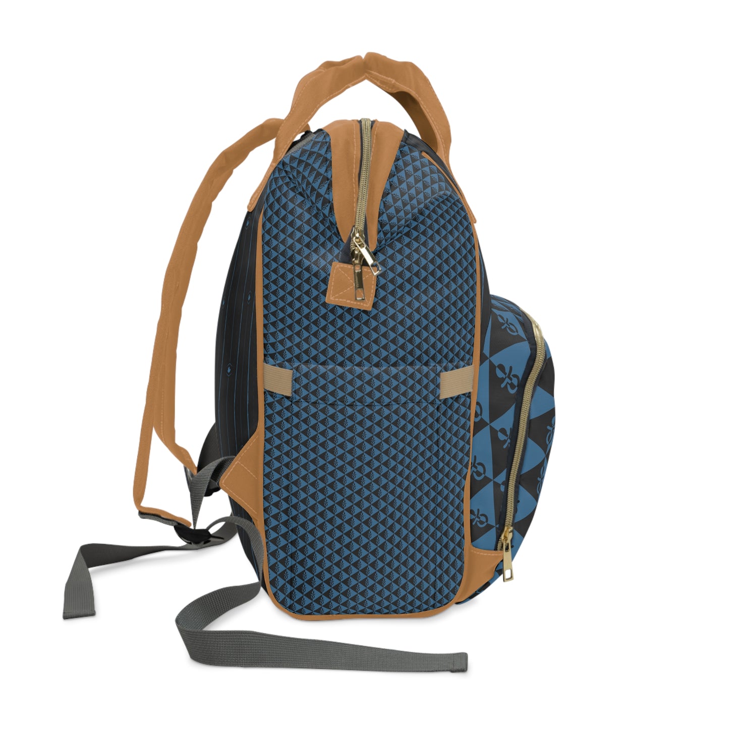 Multifunktionaler Wickelrucksack - Elegantes Blau