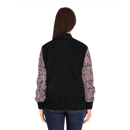 Paisley - Damen Bomberjacke - Schickes Design für den Alltag