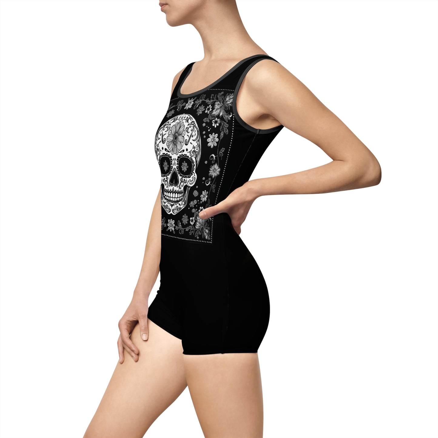 Women's Vintage Swimsuit - Skully