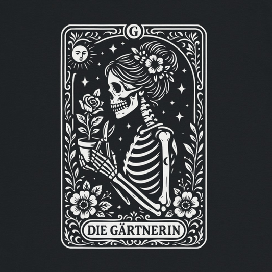 Die Gärtnerin – Schweres, weiches und bequemes Unisex-T-Shirt mit Rundhalsausschnitt | Gildan® 5000