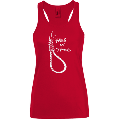 Damen Basic Tank Top Hang In There 