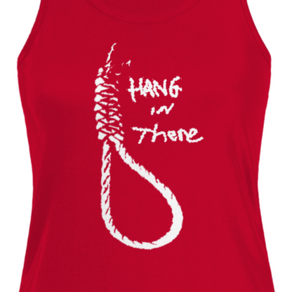 Damen Basic Tank Top Hang In There 